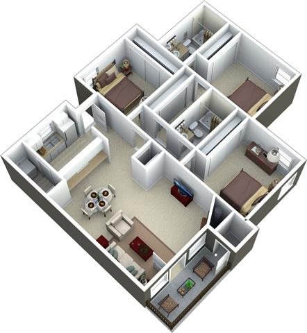 Wilsonville, OR Bridge Creek Apartments 3 bedroom 2 baths Wilsonville, OR Bridge Creek Apartments 3 bedroom 2 baths